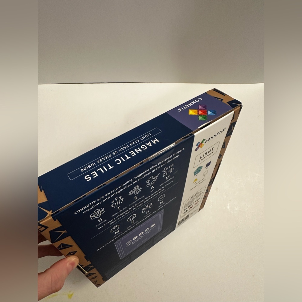 NEW CONNETIX Magnetic Tiles Light Star Pack 28pc - Picture 8 of 8